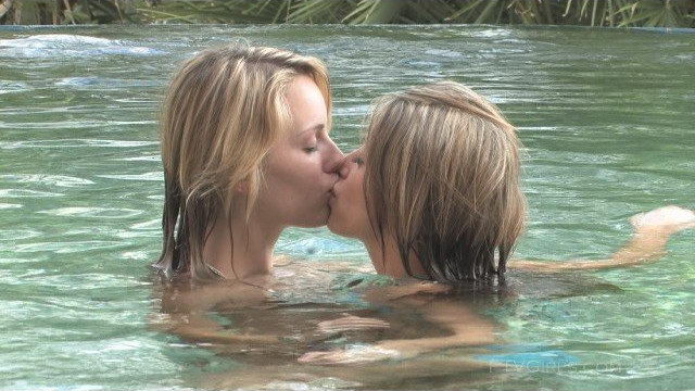 FTV Rilee & FTV Sara Kissing in the Swimming Pool